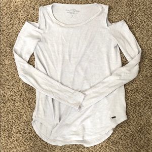 Hollister cold shoulder shirt